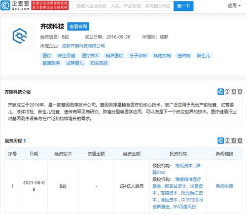 高瓴資本領(lǐng)投基因測序技術(shù)新銳，齊碳科技加速計(jì)算機(jī)軟硬件研發(fā)